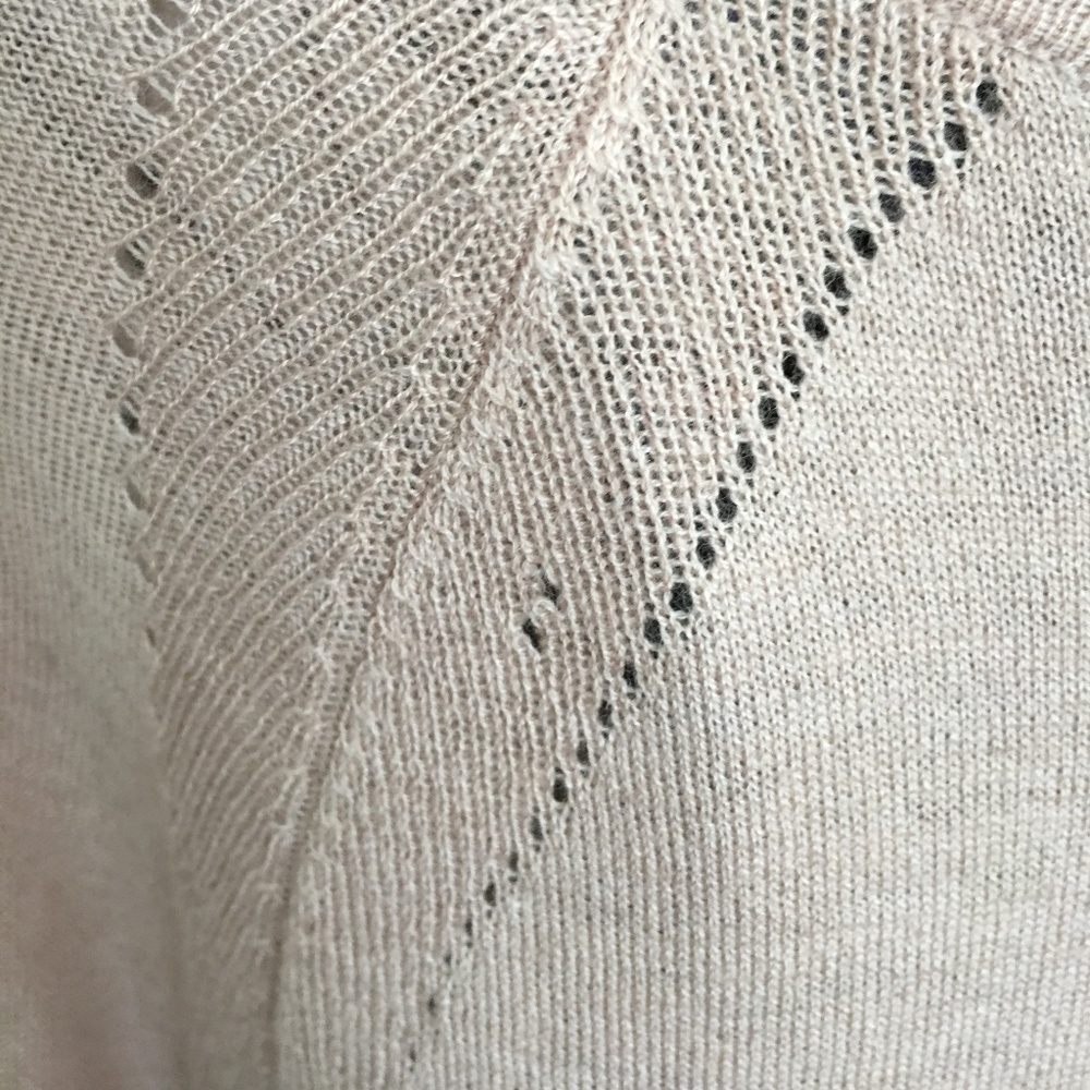 ANN TAYLOR OWL HIGH LOW SPRING SWEATER XS - Picture 7 of 8